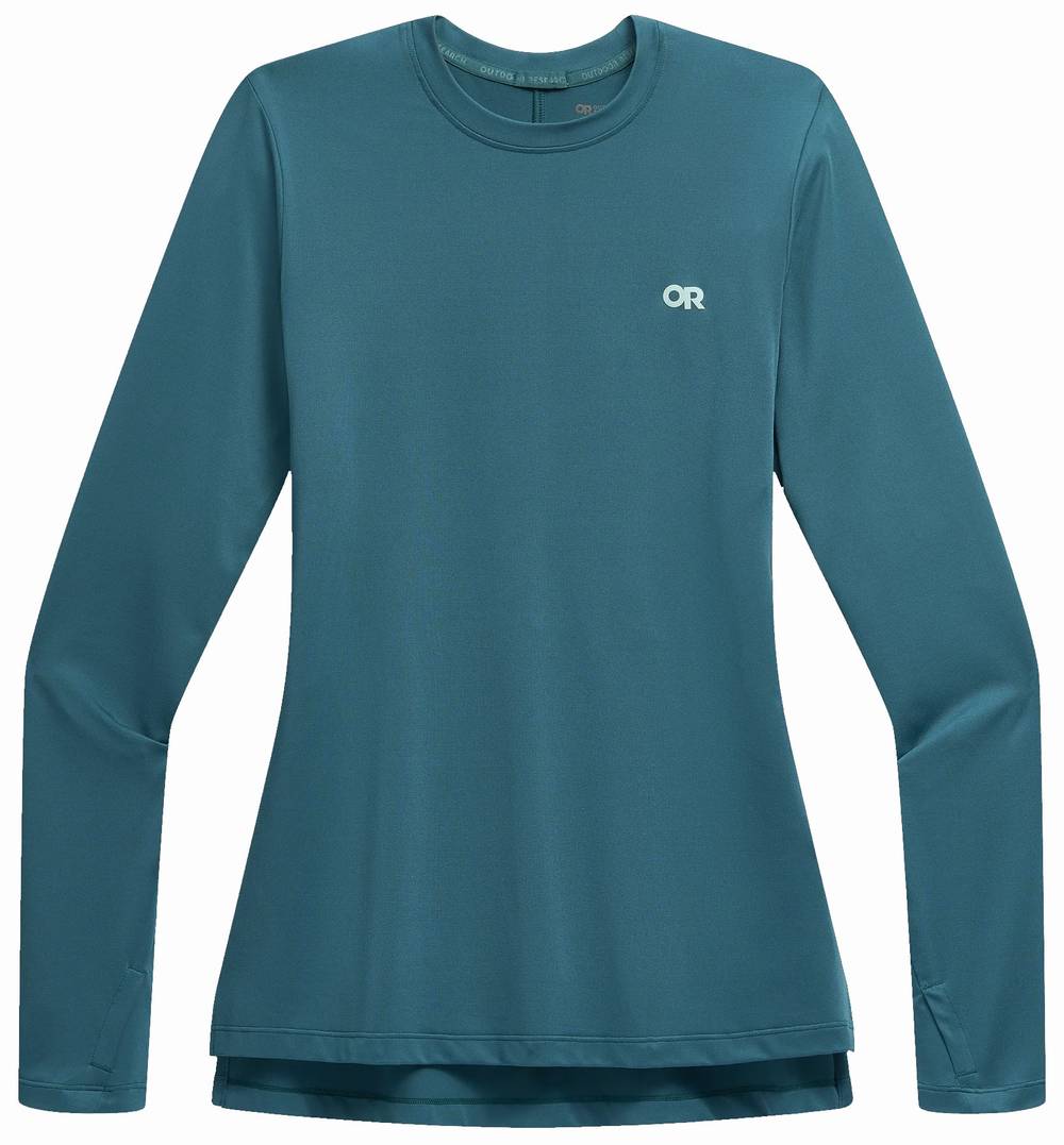 Outdoor Research Women's ActiveIce Spectrum Sun LS Tee in Mallard - Image 1 of 1