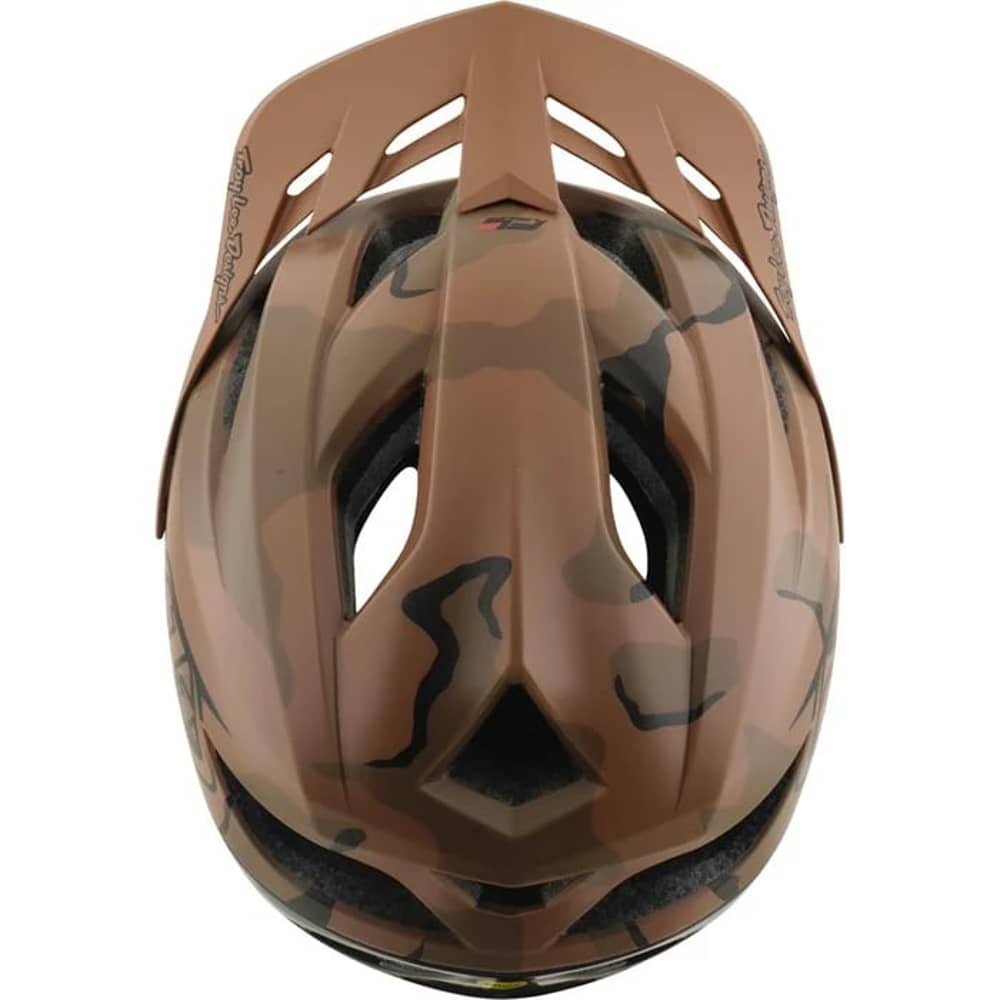 Troy Lee Designs Flowline Se Helmet W/Mips in Badge Sienna Camo - Image 4 of 4