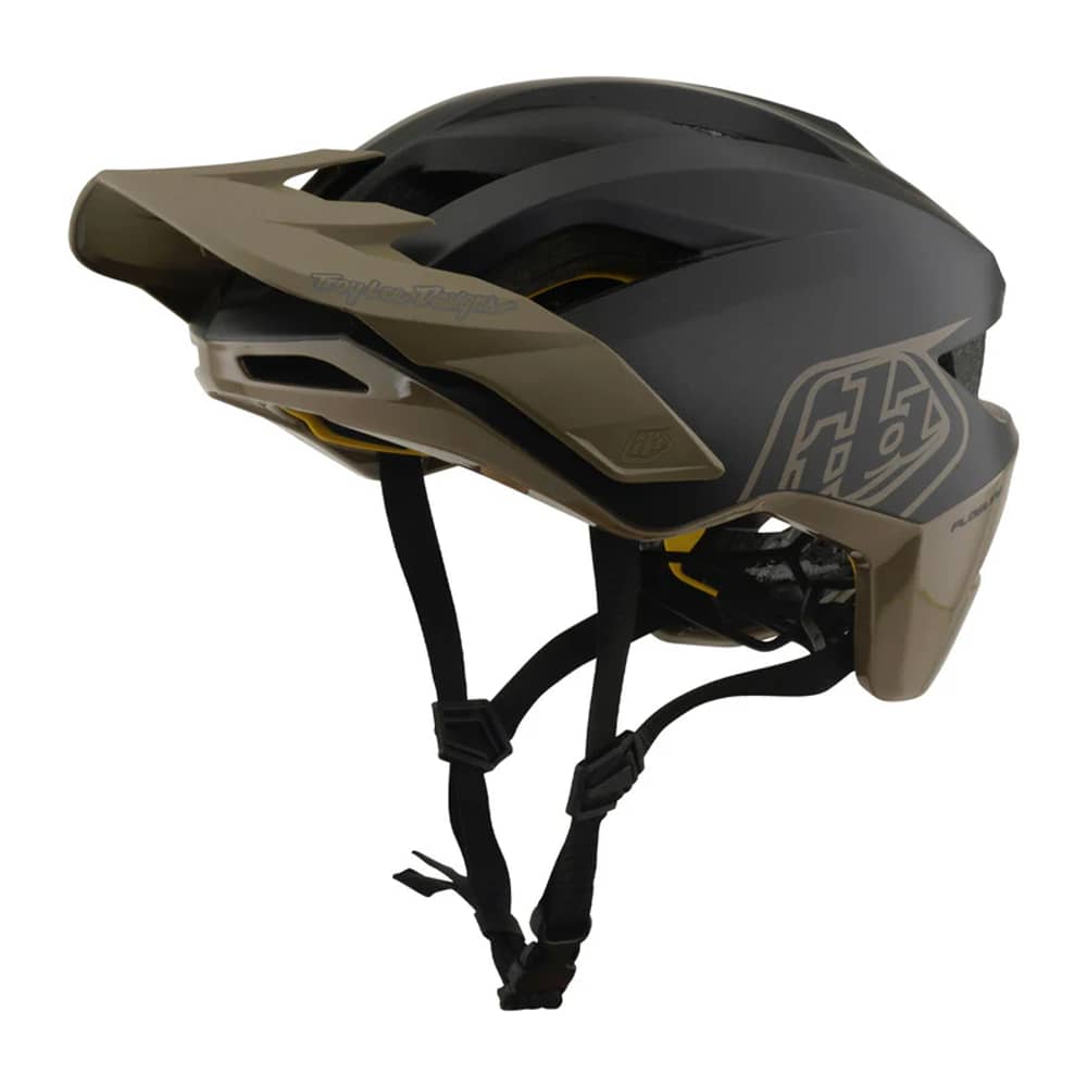 Troy Lee Designs Flowline Helmet W/Mips in Point Charcoal/Timber - Image 2 of 4
