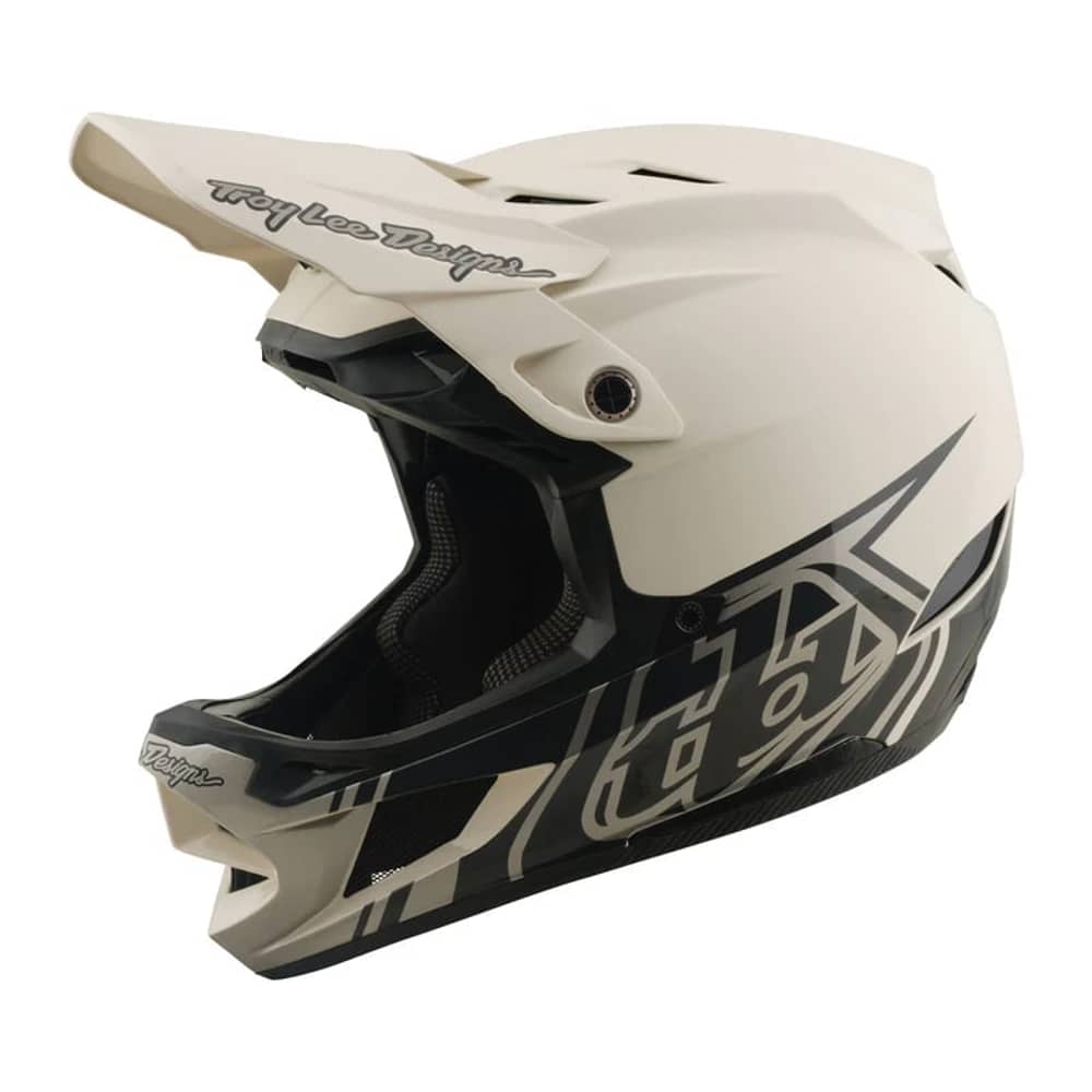 Troy Lee Designs D4 Composite Helmet W/Mips in Stealth Pumice - Image 2 of 6