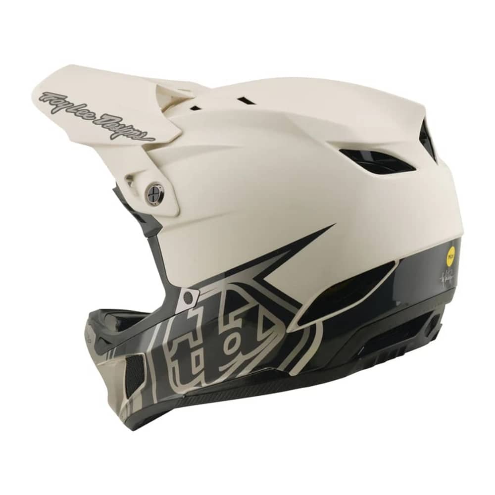Troy Lee Designs D4 Composite Helmet W/Mips in Stealth Pumice - Image 3 of 6