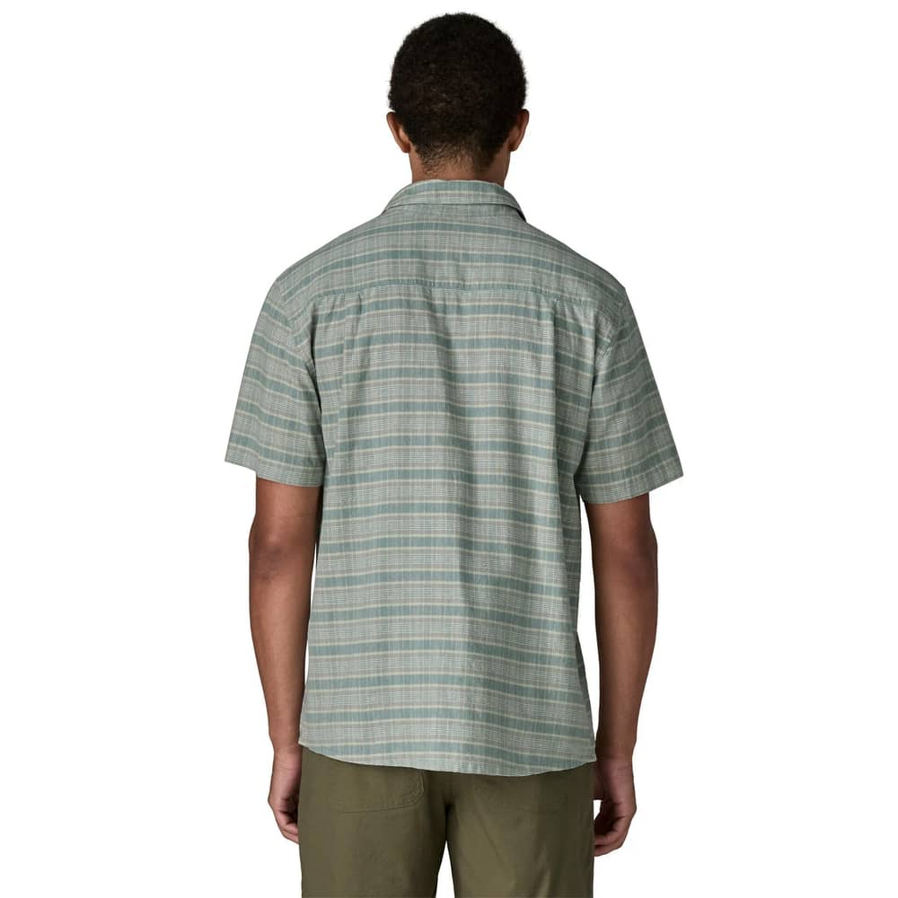 Patagonia Men's Back Step Shirt in Stroll/Blue Sage - Image 4 of 8