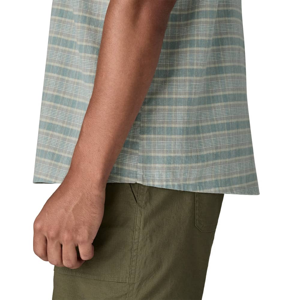 Patagonia Men's Back Step Shirt in Stroll/Blue Sage - Image 8 of 8