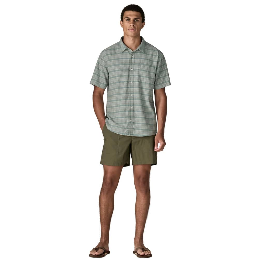 Patagonia Men's Back Step Shirt in Stroll/Blue Sage - Image 5 of 8