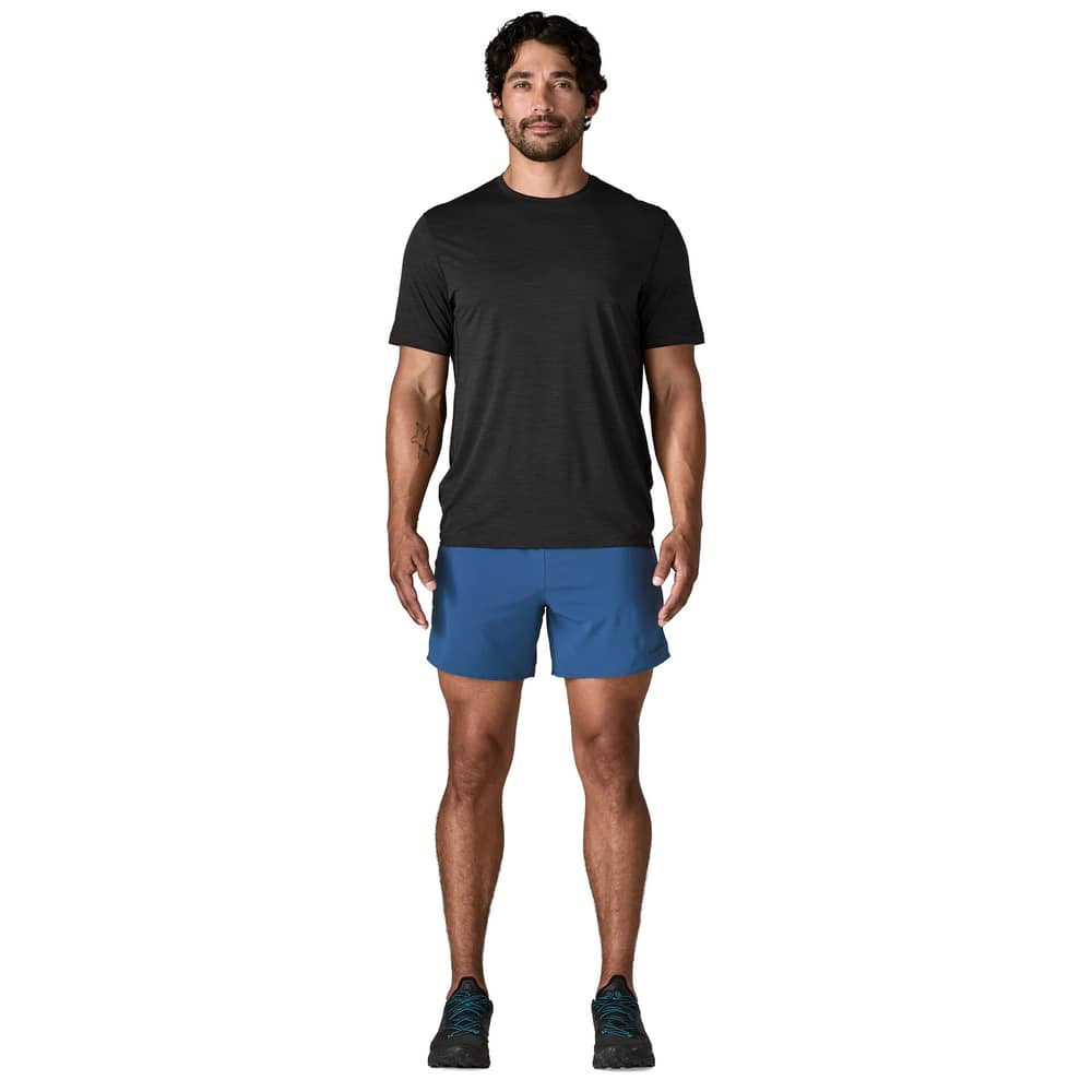 Patagonia Men's Trailfarer Shorts - 6 in. in Clement Blue - Image 4 of 7
