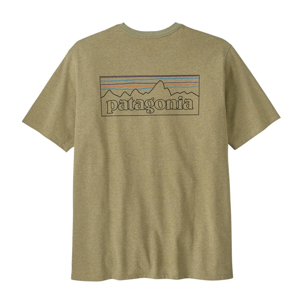 Patagonia Men's P-6 Logo Responsibili-Tee in Gumtree Green - Image 1 of 6