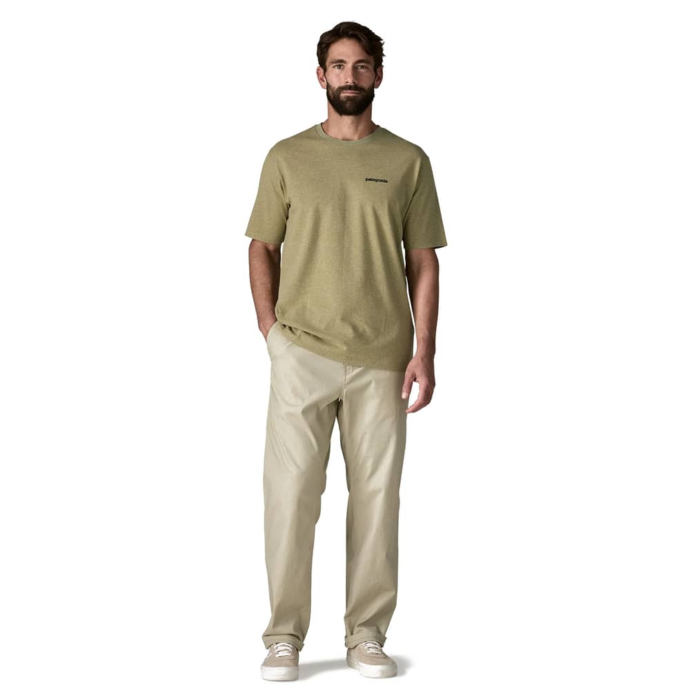 Patagonia Men's P-6 Logo Responsibili-Tee in Gumtree Green - Image 4 of 6
