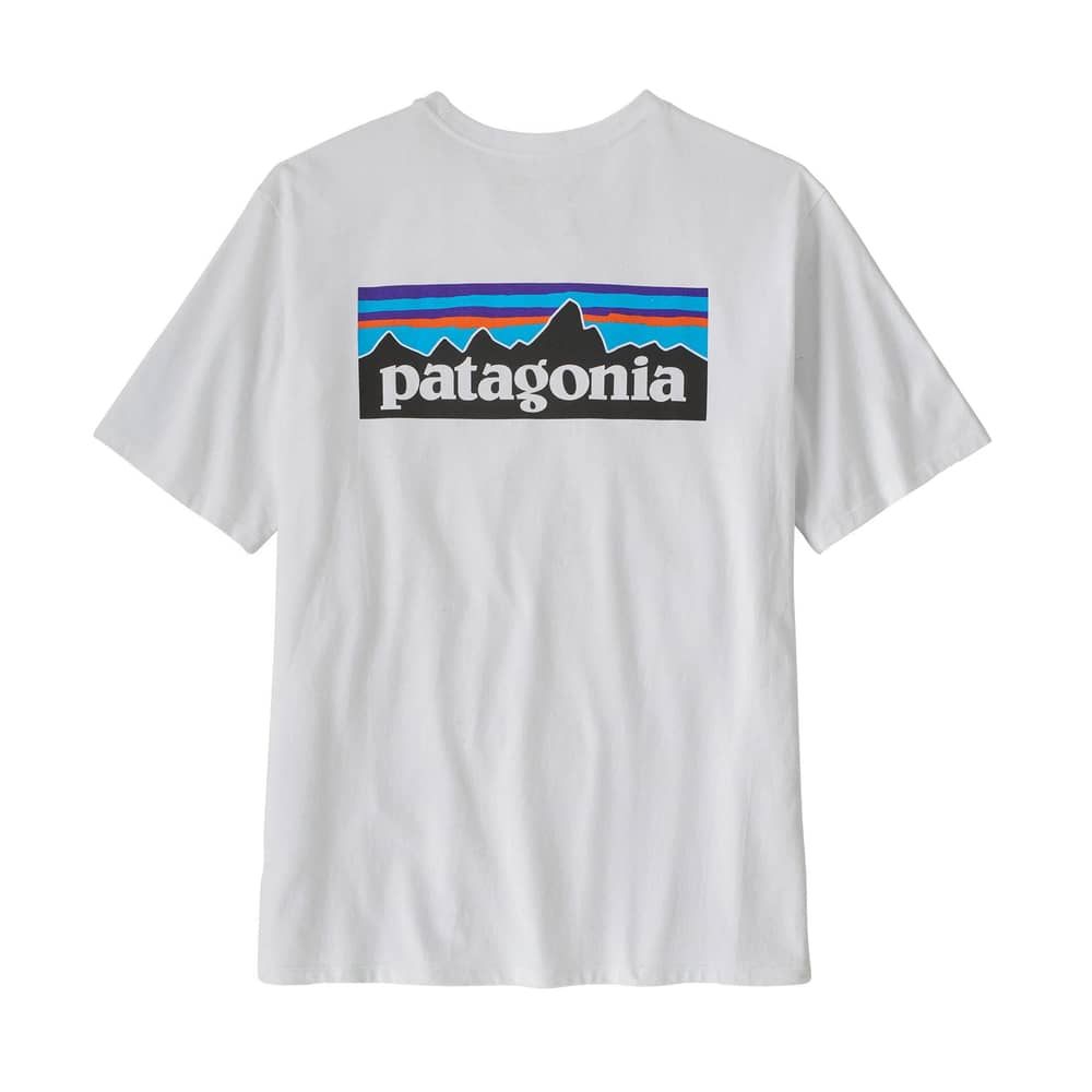 Patagonia Patagonia | Men's P-6 Logo Responsibili-Tee | Size Medium In Gumtree Green | Polyester