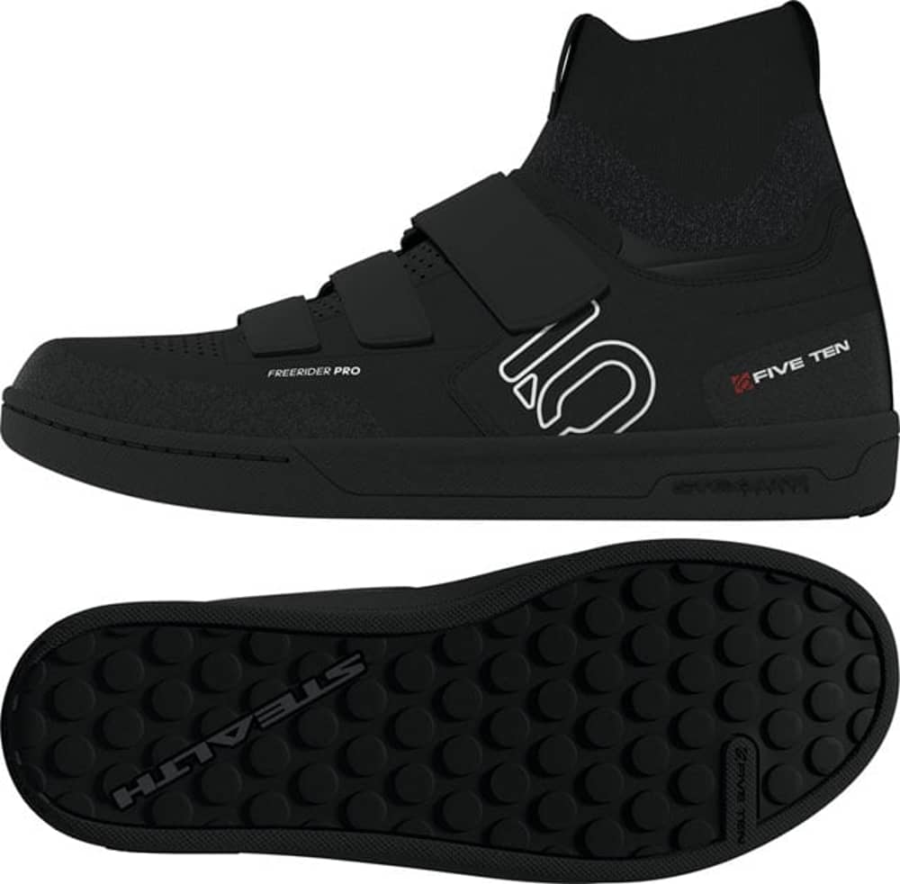 Five Ten Freerider Pro Mid VCS Shoes in Core Black/Footwear White/Carbon - Image 1 of 2
