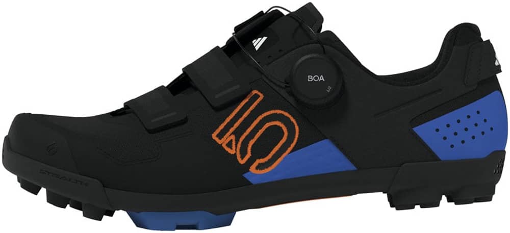 Five-Ten 5.10 Kestrel Boa Shoes in Core Black/Pure Orange/Ray Blue - Image 2 of 2
