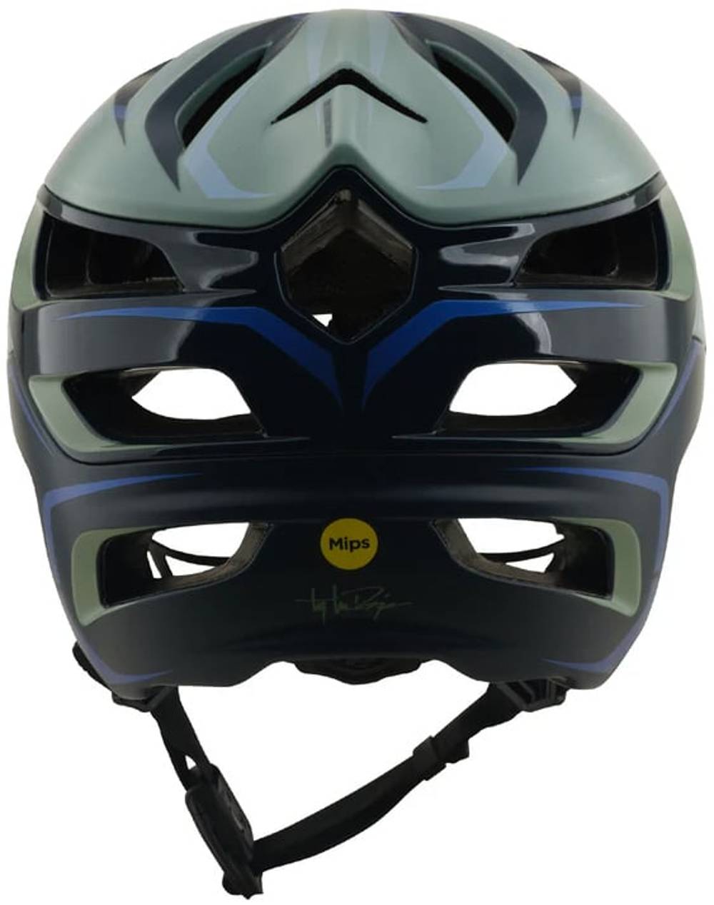 Troy Lee Designs A3 Helmet W/Mips in Pin Sage - Image 3 of 4
