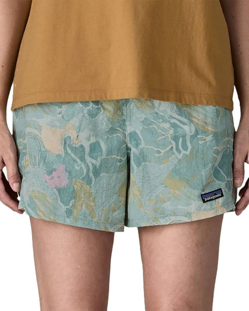 Patagonia Women's Baggies Shorts - 5 in. in Moon Tripper/Virtually Blue - Image 1 of 1