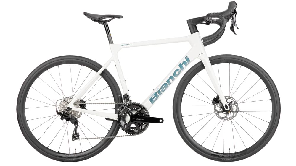 Bianchi Sprint 105 12S Disc ICR Bike in Light Grey/Graphite Race - Image 1 of 5