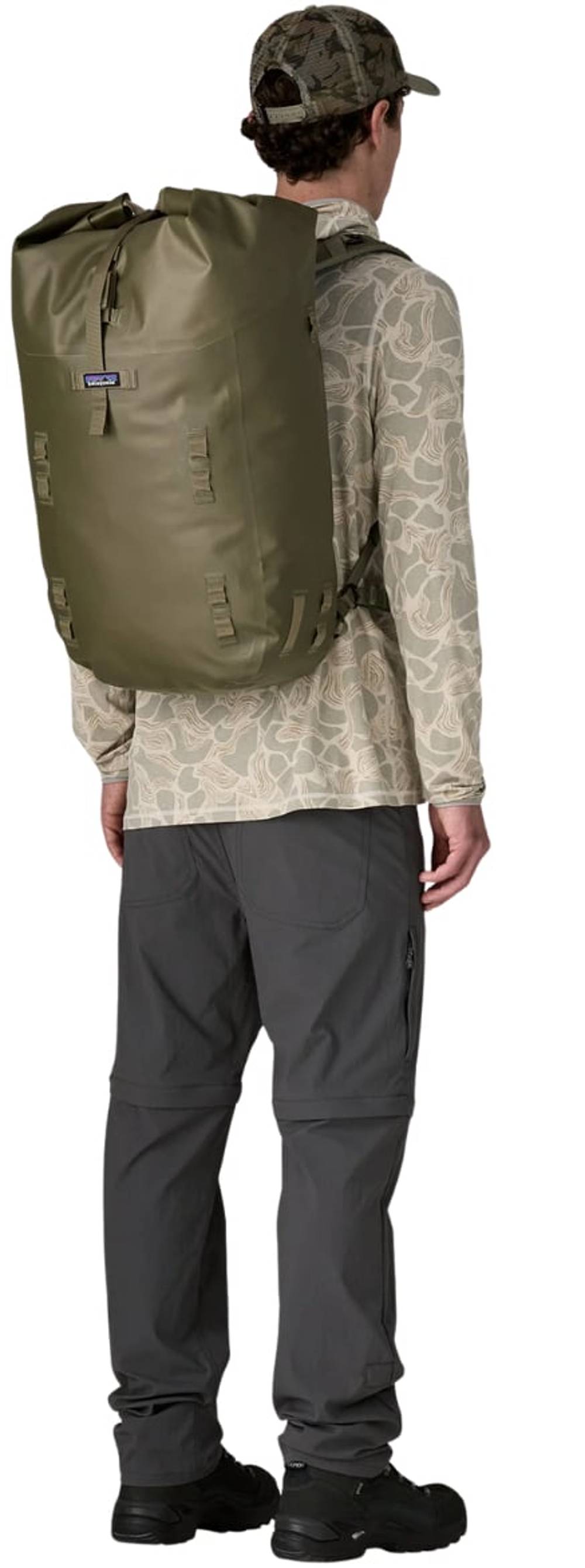 Patagonia Disperser 40L Roll Top Pack in Basin Green - Image 3 of 4