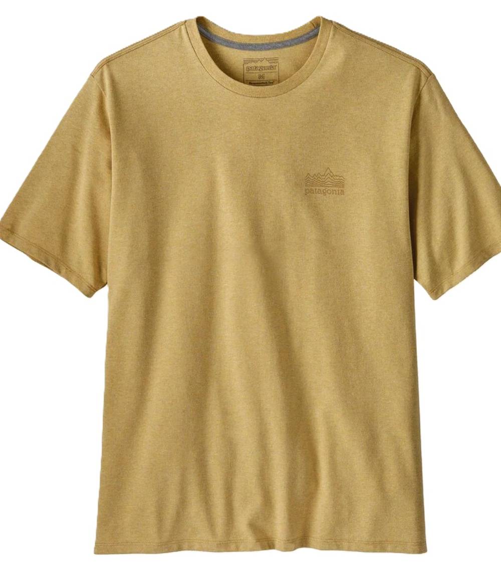 Patagonia Patagonia | Men's Strataspire Responsibili-Tee | Size Extra Large In Limestone Yellow | Polyester