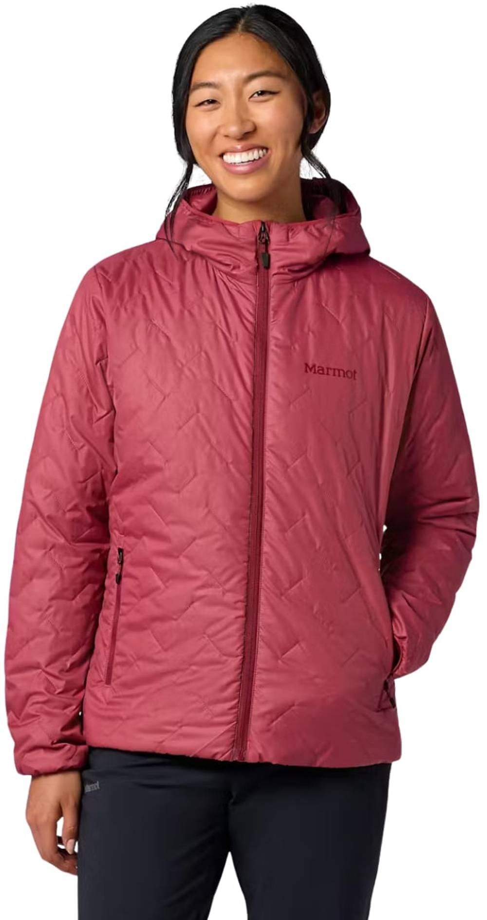 Marmot Women's MonoQuilt Hoody in Dried Rose - Image 1 of 3