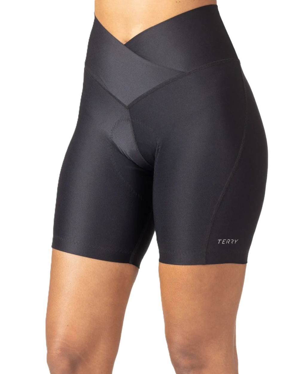 Terry Glamazon Shorts in Black - Image 1 of 2