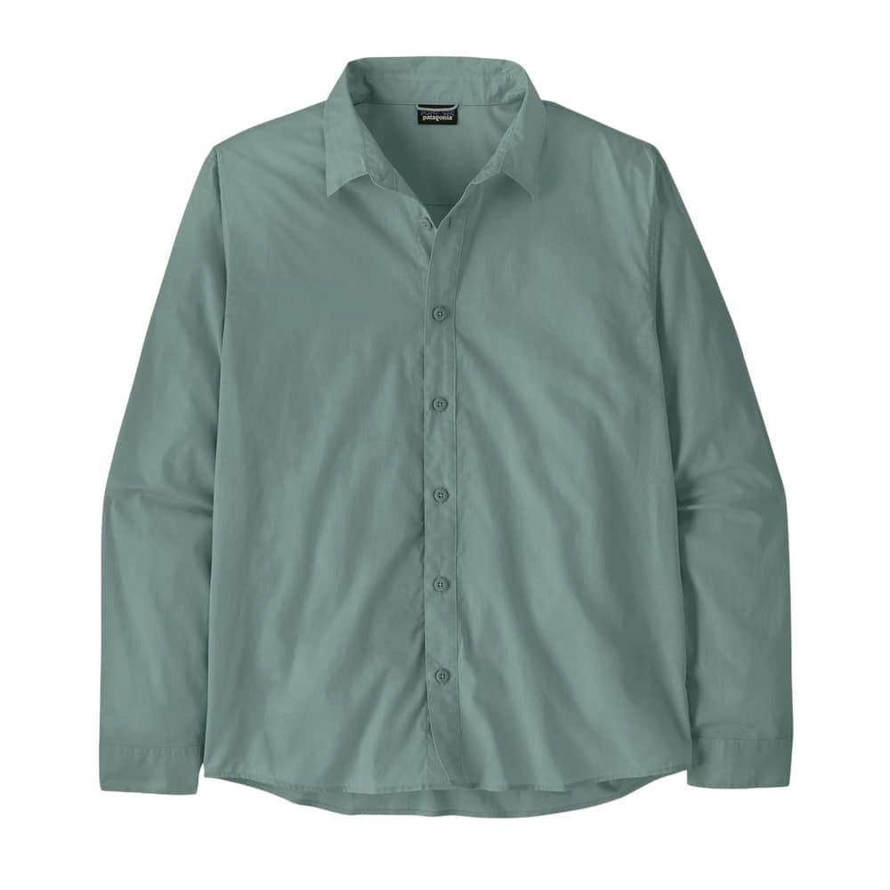 Patagonia Patagonia | Men's L/s Sunrise Stream Shirt | Size Large In Blue Sage | 100% Cotton