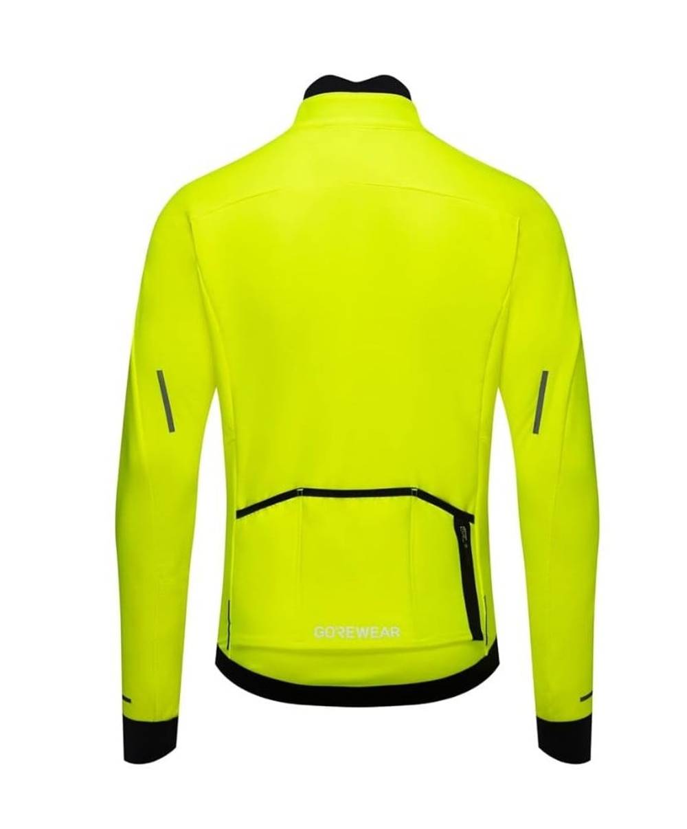 Gorewear Spinshift Thermo Jacket in Neon Yellow - Image 2 of 2