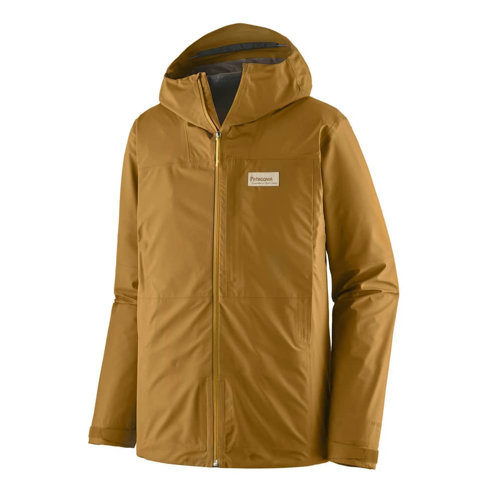 Patagonia Men's Boulder Fork Rain Jacket in Bobcat Brown - Image 1 of 1