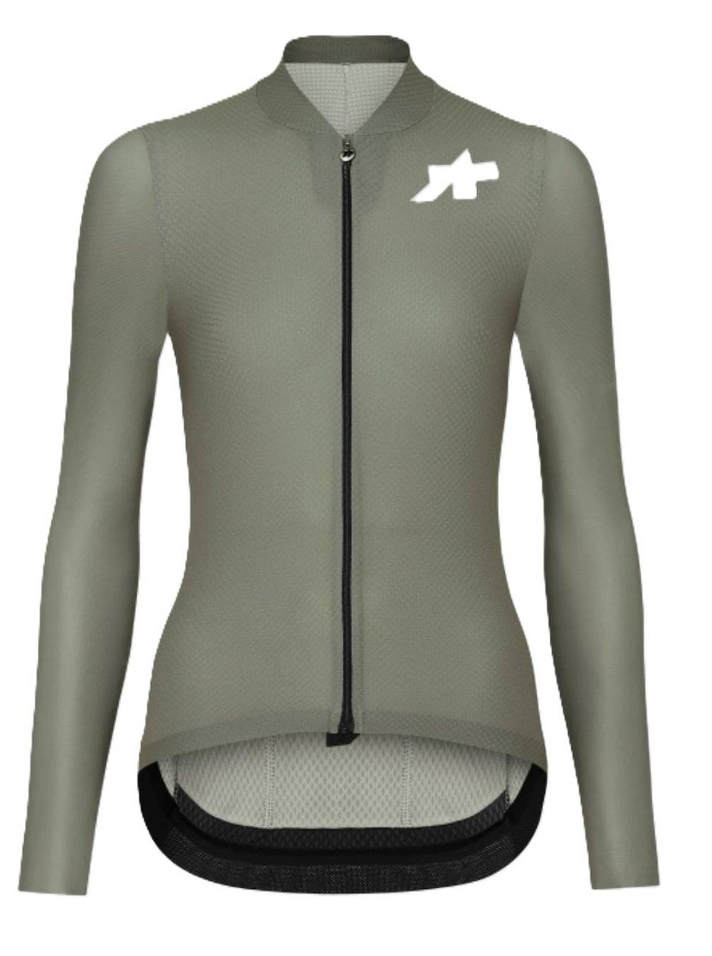 Assos Uma Gt S11 Evo LS Jersey in Edge Green - Image 1 of 3