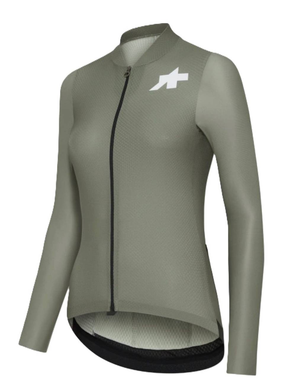Assos Uma Gt S11 Evo LS Jersey in Edge Green - Image 2 of 3