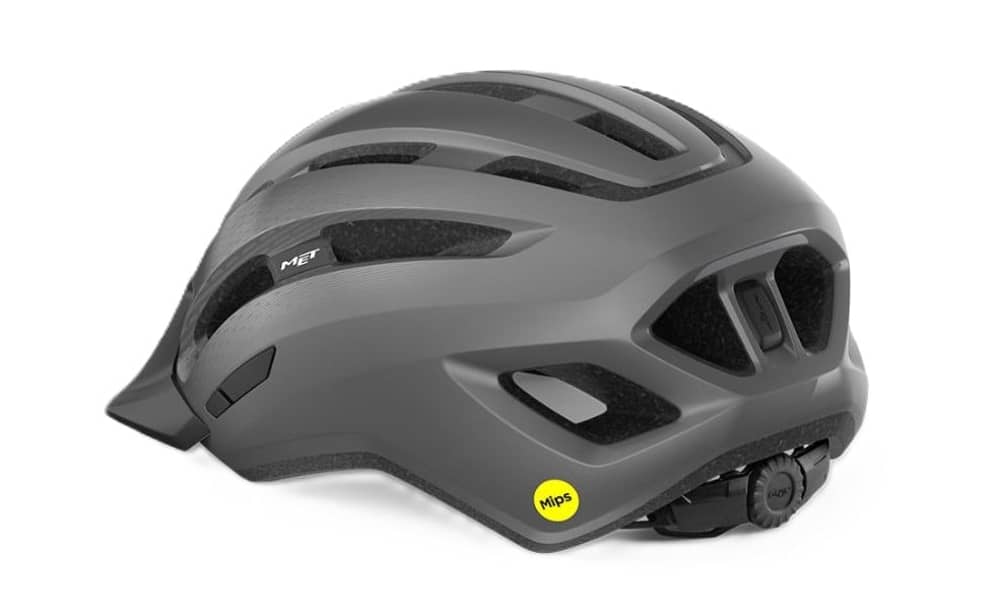 MET DOWNTOWN MIPS HELMET in Gray Glossy - Image 3 of 3