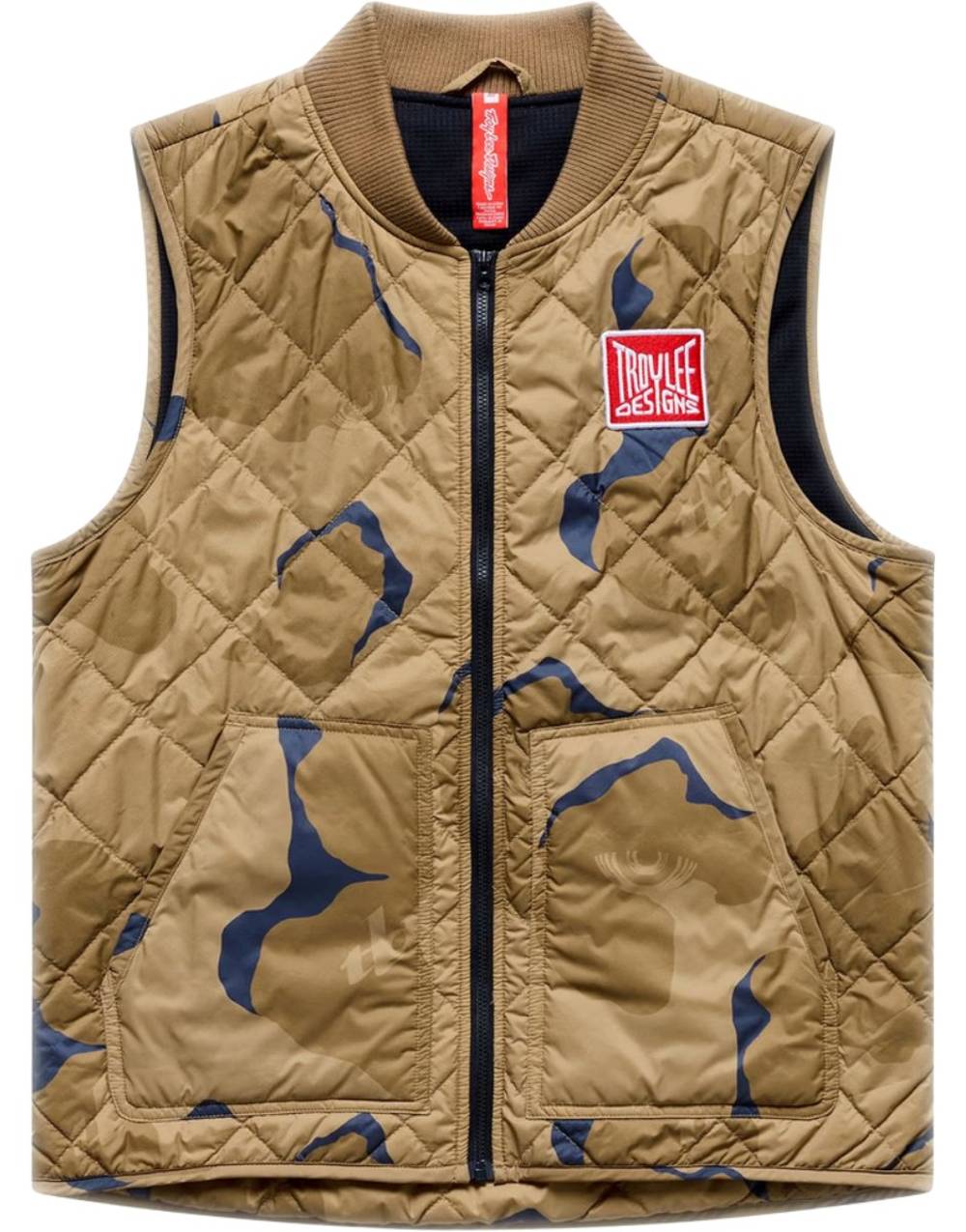 Troy Lee Designs Ruckus Ride Vest in Flow Camo Sienna - Image 1 of 2