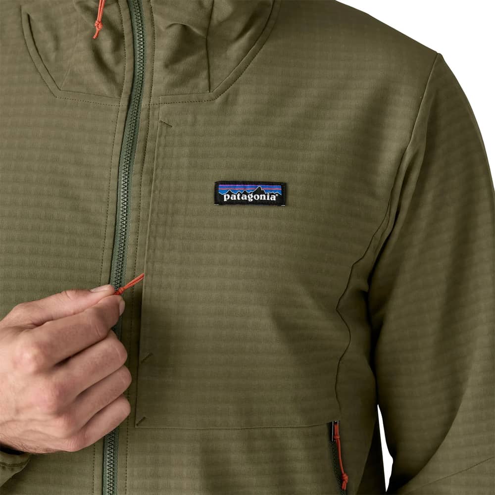Patagonia Men's R1 TechFace Hoody in Basin Green - Image 2 of 5