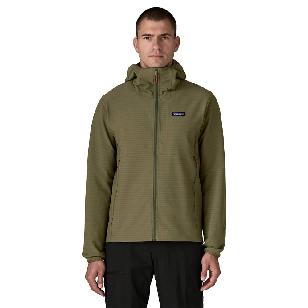 Patagonia Men's R1 TechFace Hoody in Basin Green - Image 4 of 5