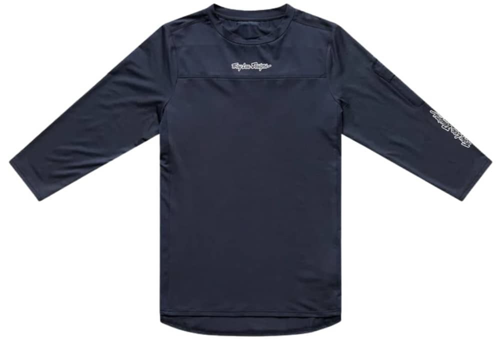 Troy Lee Designs Ruckus Ride 3/4 Tee in Mono Carbon - Image 1 of 2