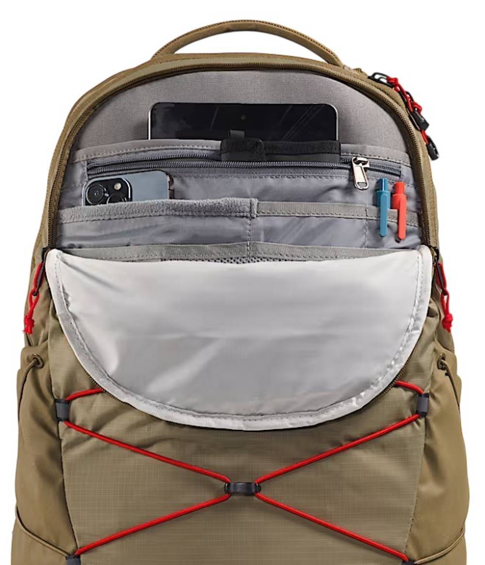 The North Face Borealis Backpack in Cedar/Lava Red - Image 5 of 5
