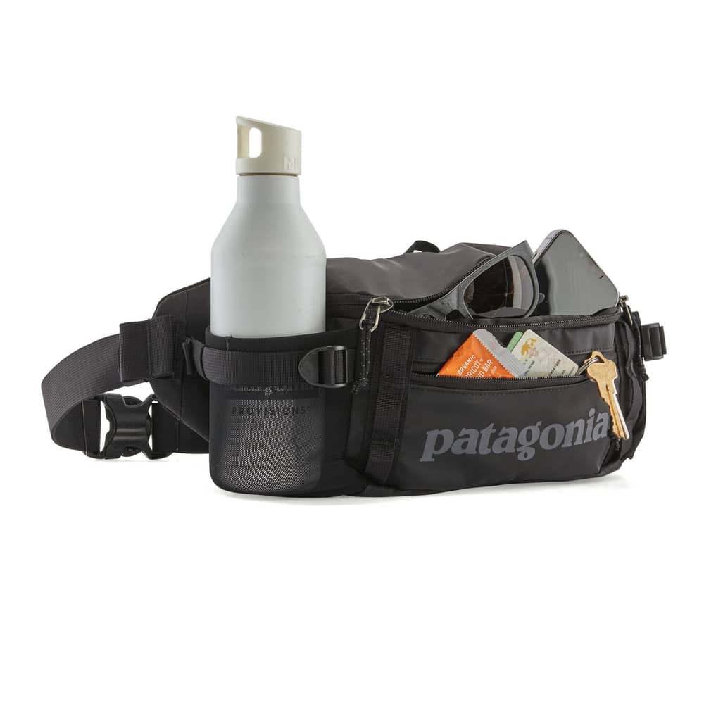 Patagonia Black Hole 5L Waist Pack in Black/Black - Image 2 of 2
