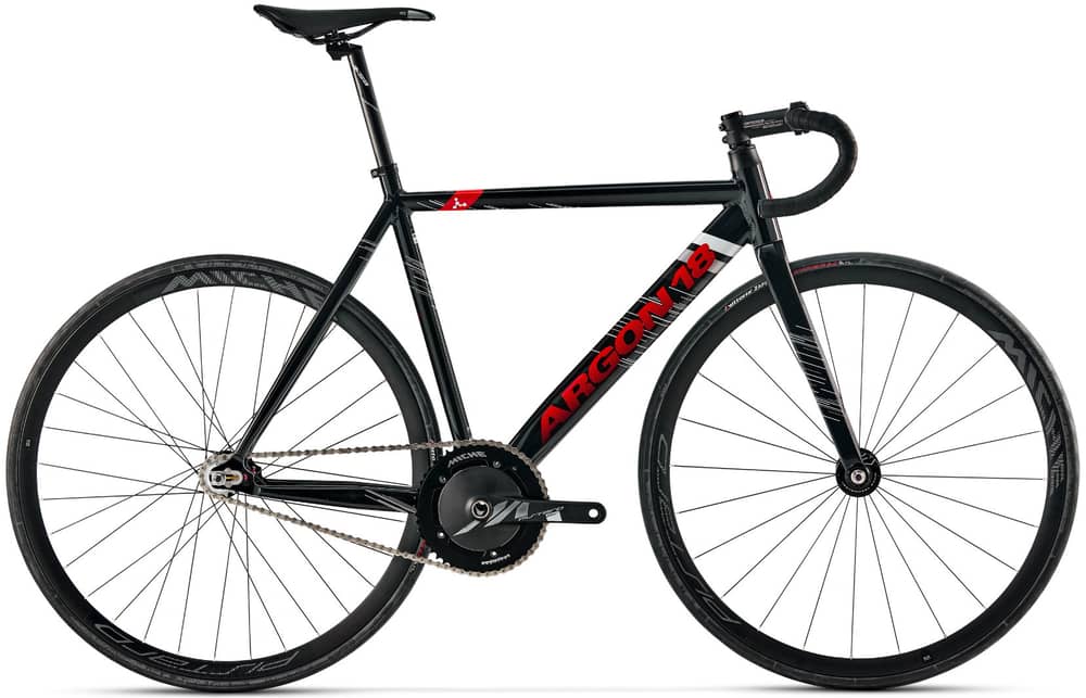 Argon 18 Electron Alloy Track Bike in Black/Red Gloss - Image 1 of 1
