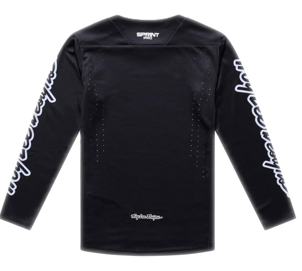 Troy Lee Designs Youth Sprint Pro Jersey in Mono Black - Image 2 of 2