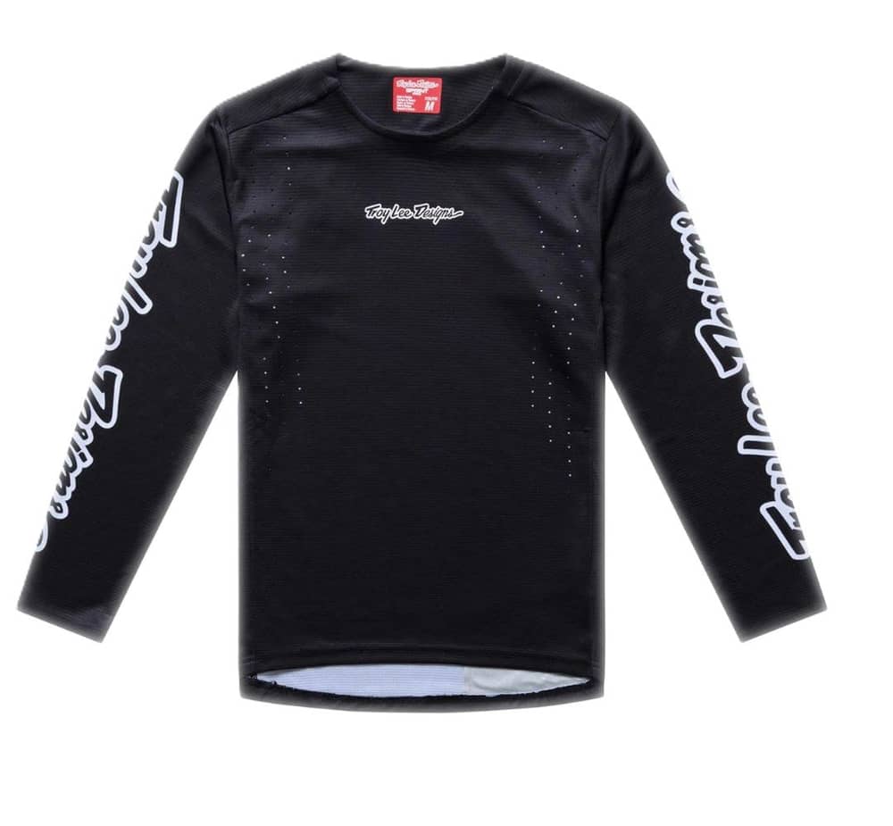 Troy Lee Designs Youth Sprint Pro Jersey in Mono Black - Image 1 of 2