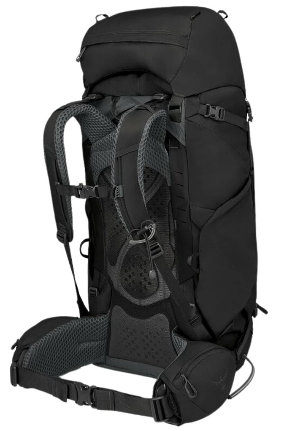 Osprey Kestrel 58 Backpack in Black - Image 2 of 2