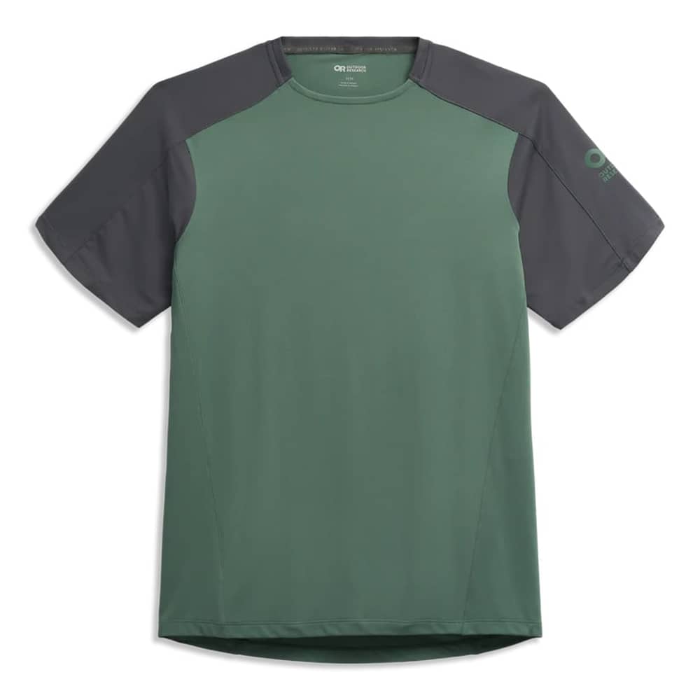 Outdoor Research Men's Freewheel MTB Short Sleeve Jersey in Storm/Malachite - Image 1 of 3