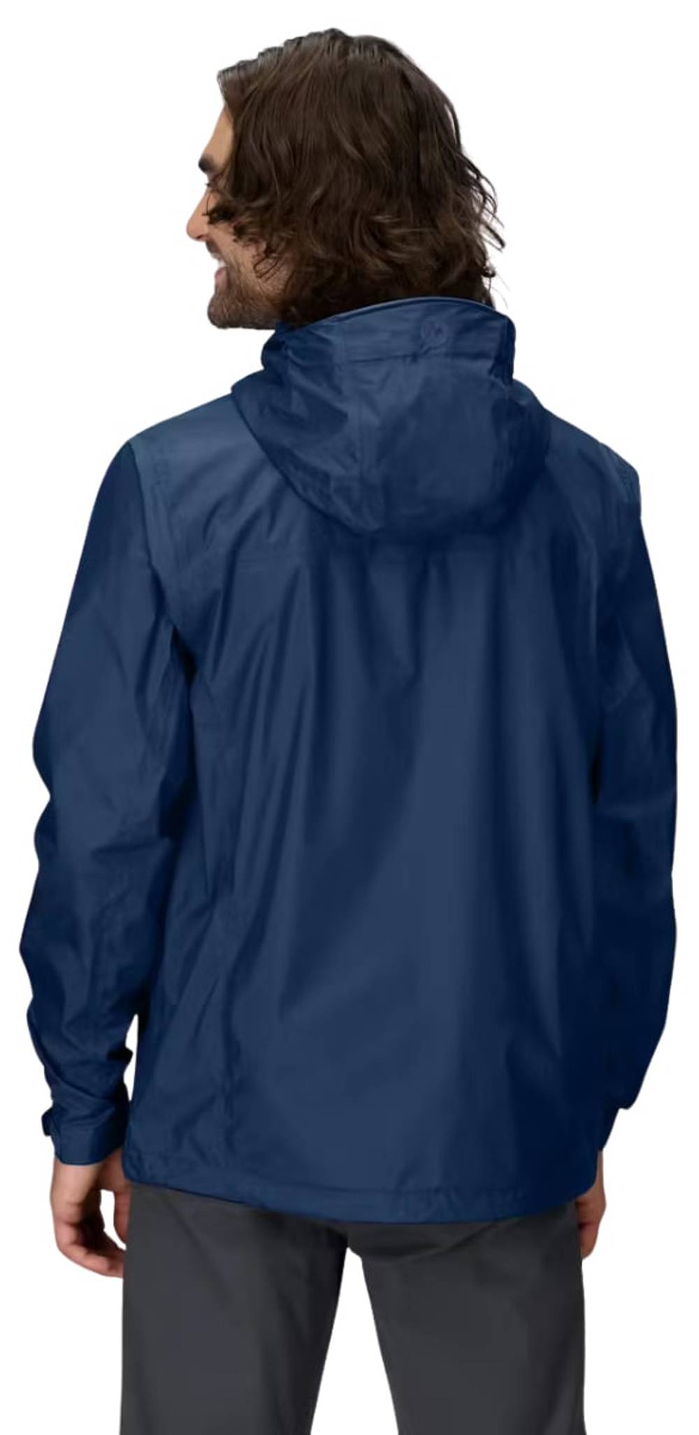 Marmot Men's PreCip Eco Jacket in Arctic Navy - Image 1 of 2