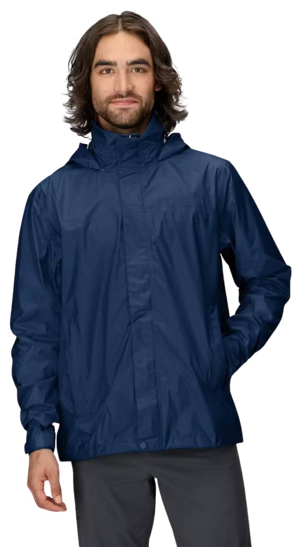Marmot Men's PreCip Eco Jacket in Arctic Navy - Image 2 of 2