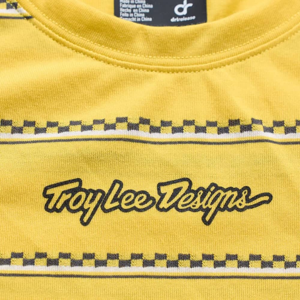 Troy Lee Designs Women's Lilium SS Ride Tee in Butter - Image 3 of 4