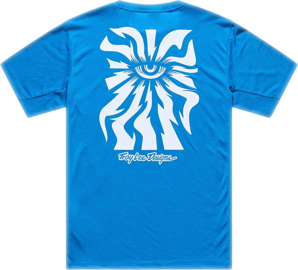 Troy Lee Designs Skyline Ride SS Tee in Aero Blue - Image 2 of 3