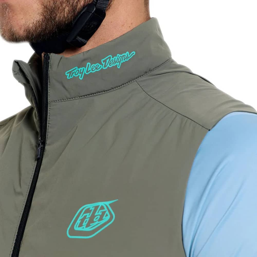 Troy Lee Designs Skyline Pro Vest in Mono Army - Image 4 of 4