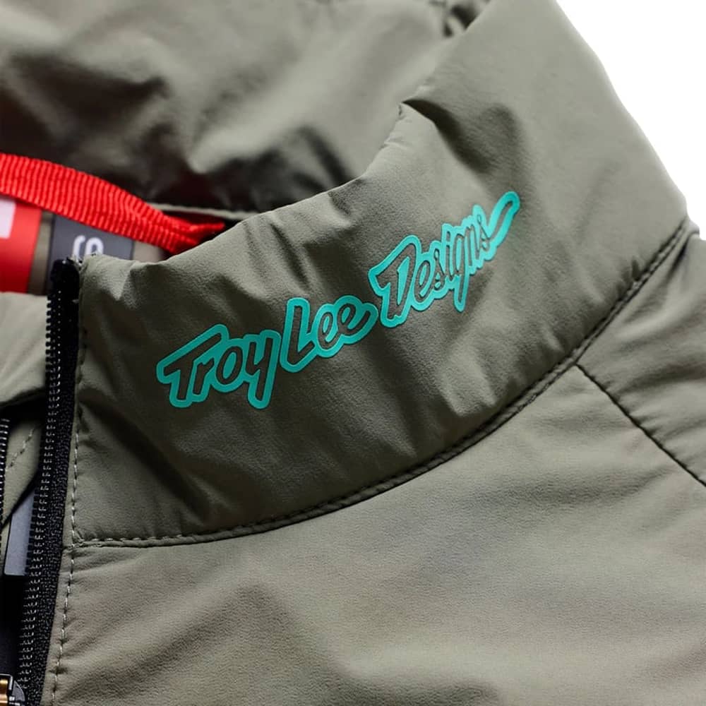 Troy Lee Designs Skyline Pro Vest in Mono Army - Image 3 of 4