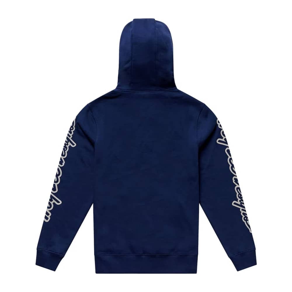 Troy Lee Designs Badge Zip Up Hoodie in Navy/Sage - Image 2 of 4