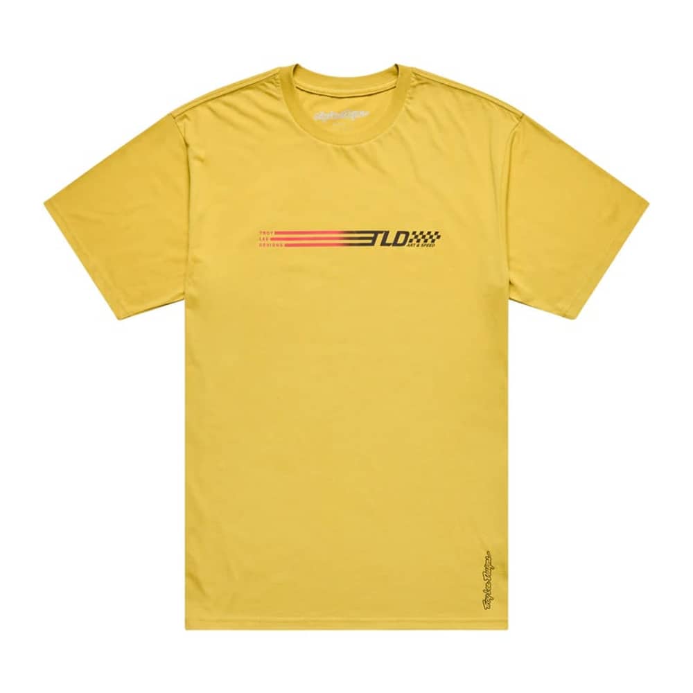 Troy Lee Designs Stripes SS Tee in Butter - Image 1 of 4