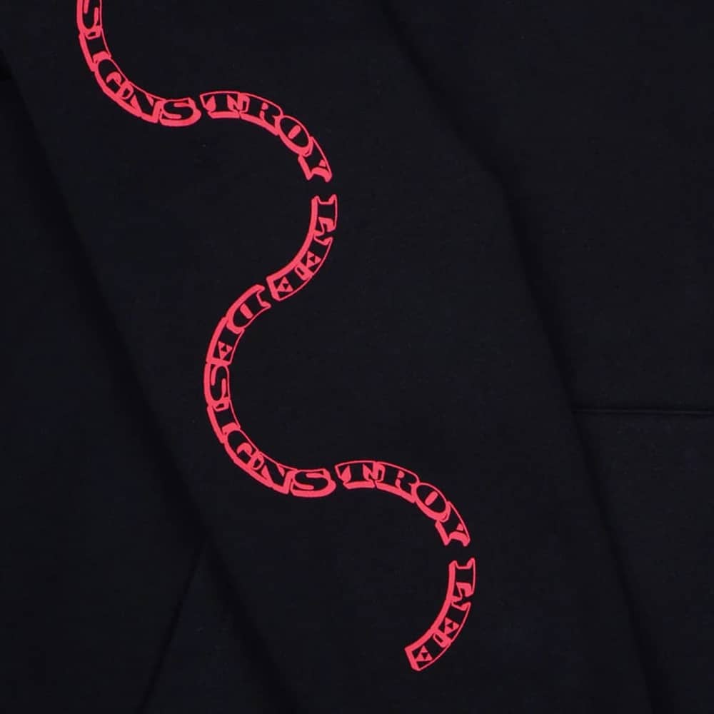 Troy Lee Designs Pink Slips Pullover Hoodie in Black - Image 4 of 4
