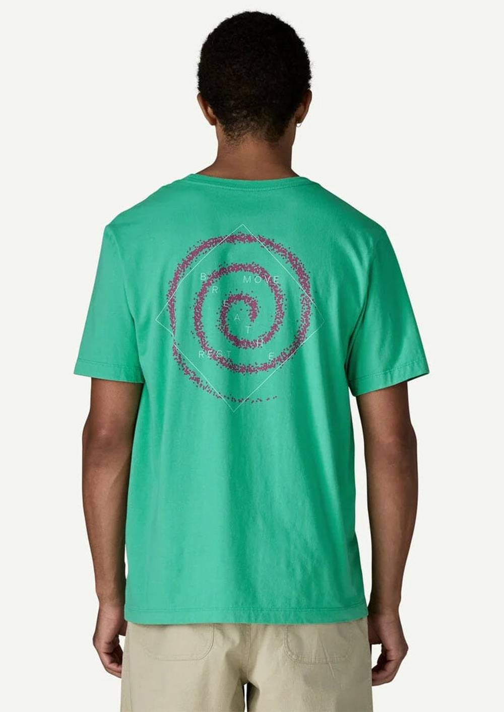 Patagonia Men's Multi-Pitch T-Shirt in Aqua Stone - Image 2 of 2