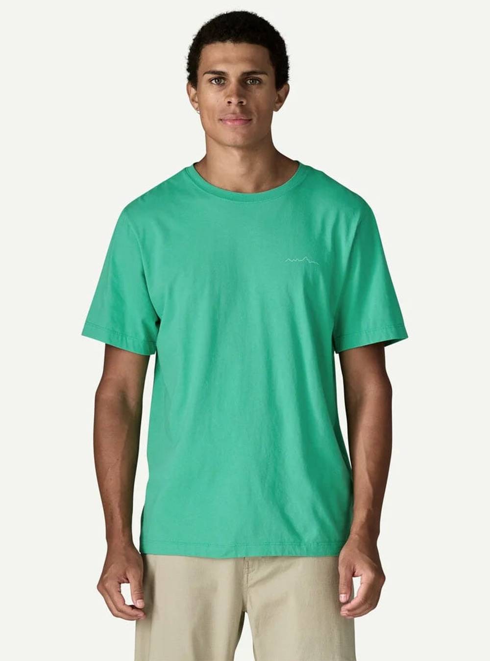 Patagonia Men's Multi-Pitch T-Shirt in Aqua Stone - Image 1 of 2