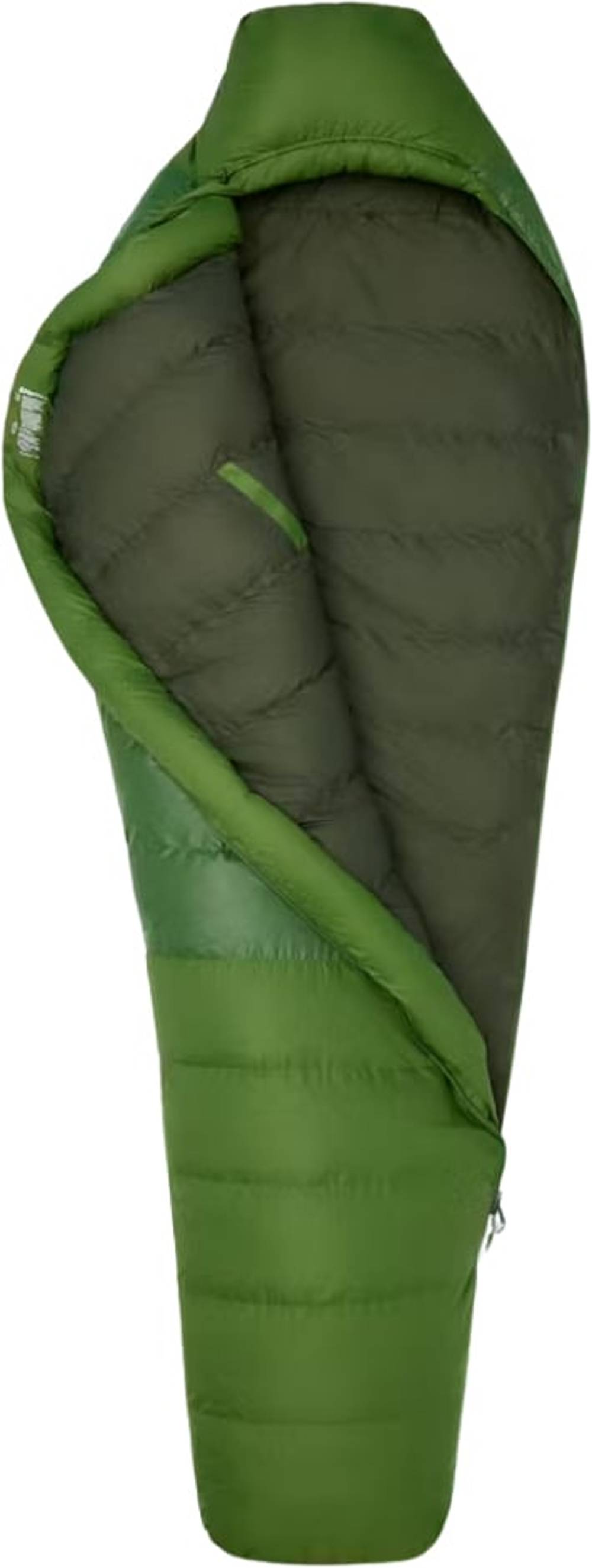 Marmot Mad River 30 Long Sleeping Bag in Foliage/Rosin Green - Image 3 of 4